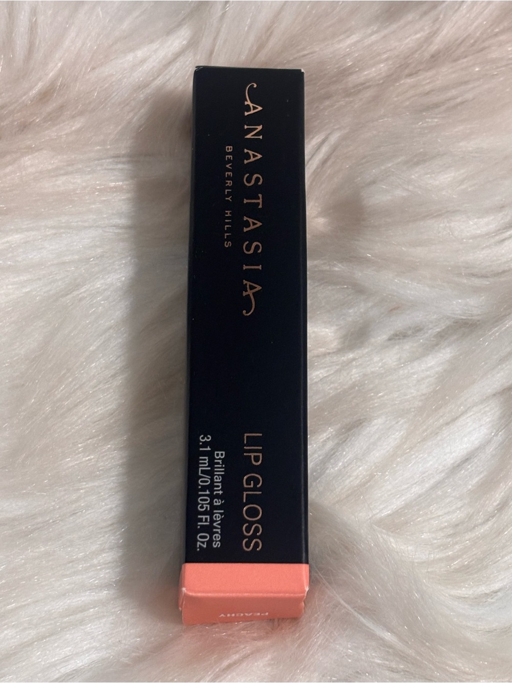 New Anastasia Universal Luminous Tinted Lip Gloss in Peachy Travel Size